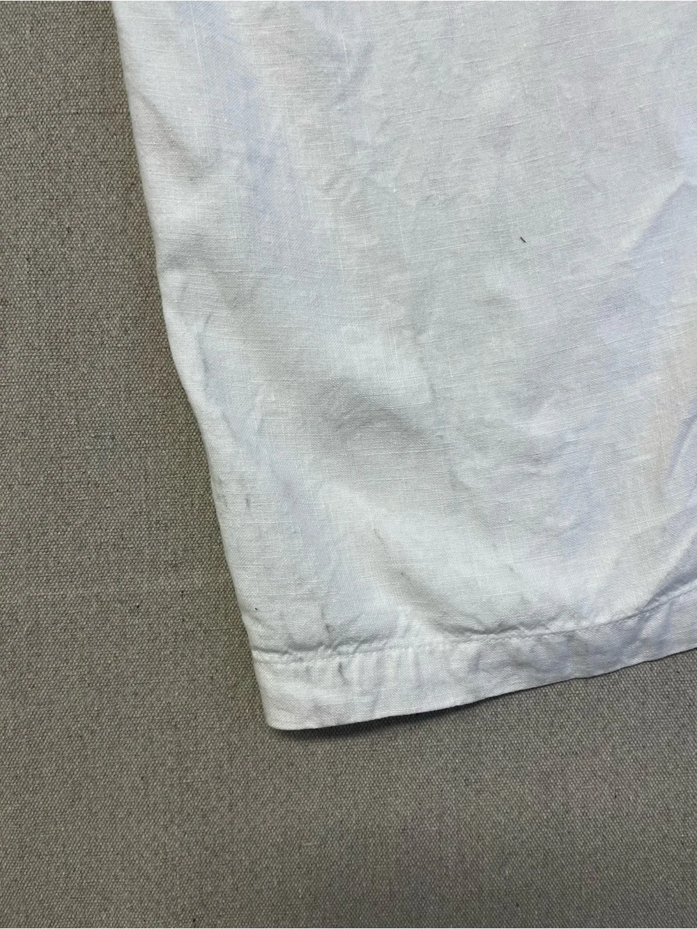 Banana Republic White Linen Drawstring Pants Women’s Size 12 Wide Leg